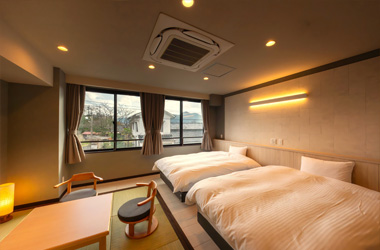 ロウリュサウナ＜ジャグジーバス付＞ 和洋Styleモダンルーム「粋凛 -すいりん-」